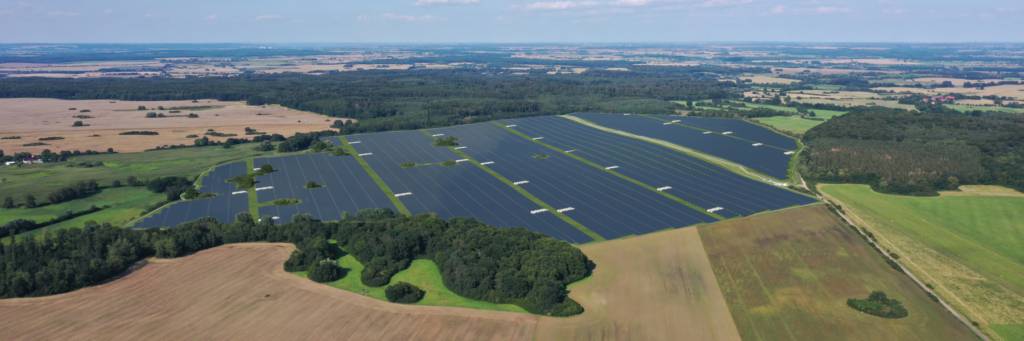 Photovoltaikpark - Rendering durch unsere Partner